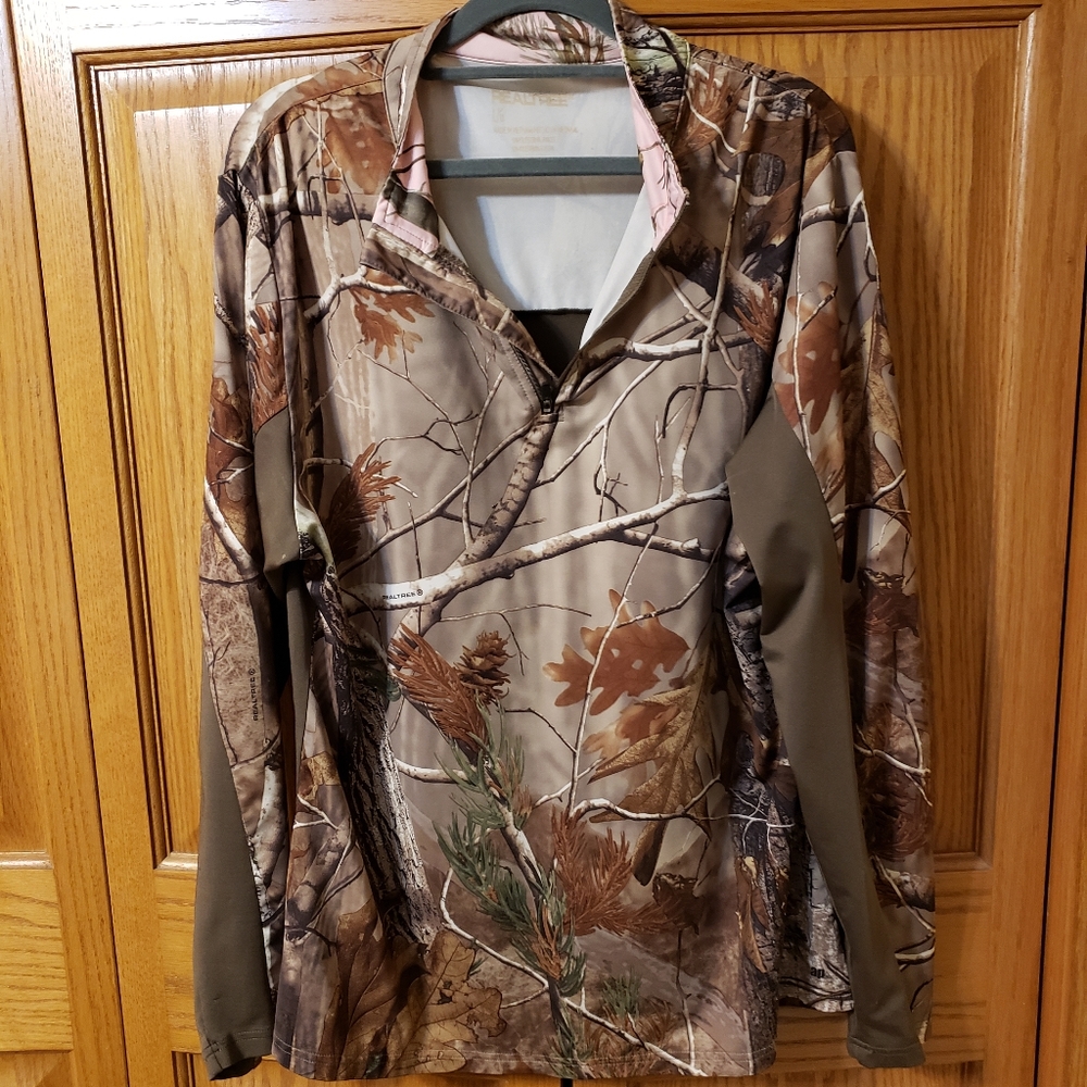 3/4 zip Realtree pullover